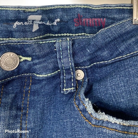 7 for all mankind slimmy kids jeans 10 - Picture 2 of 7